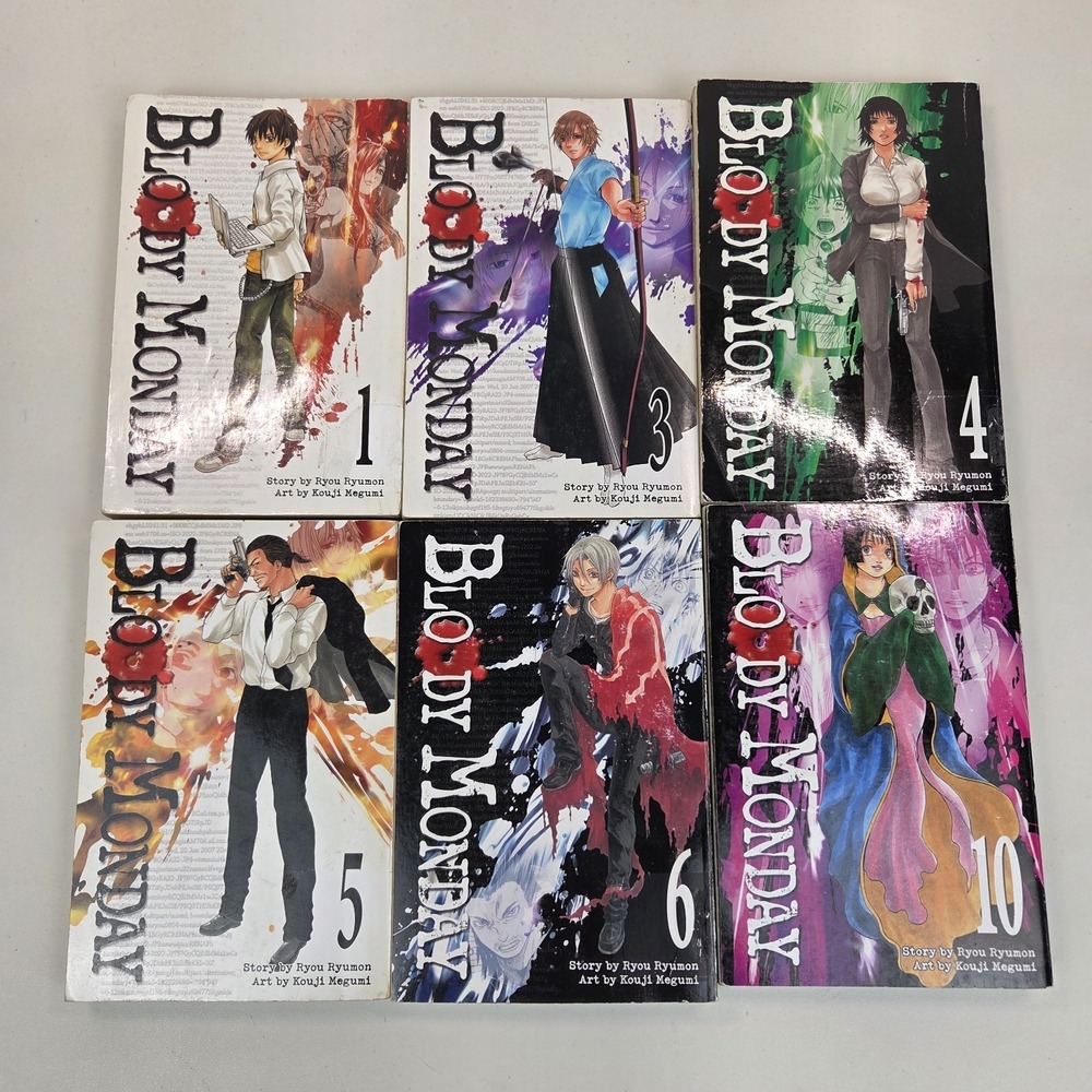 Bloody Monday‎ Manga English Volume 1  3-6 10 Ryou Ryumon